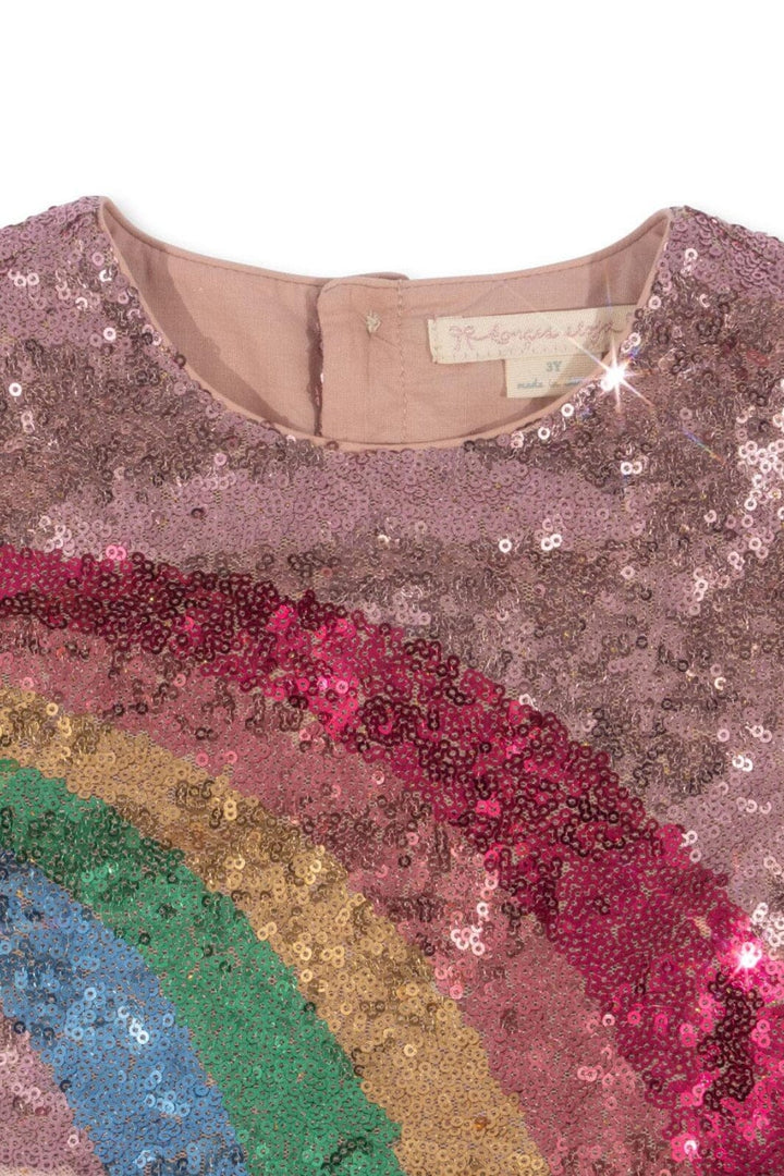 Konges Sløjd - Odette Rainbow Dress Ks103022 - Evening Sand