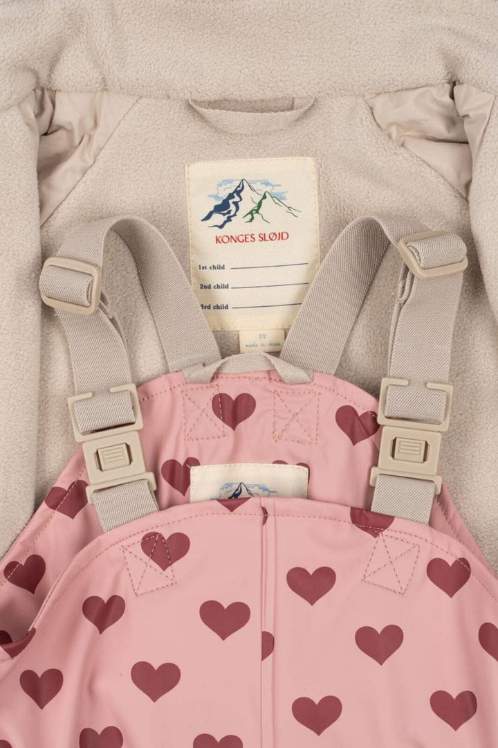 Konges Sløjd - Rainy Palme Set Girl Ks103531 - Amour Pink