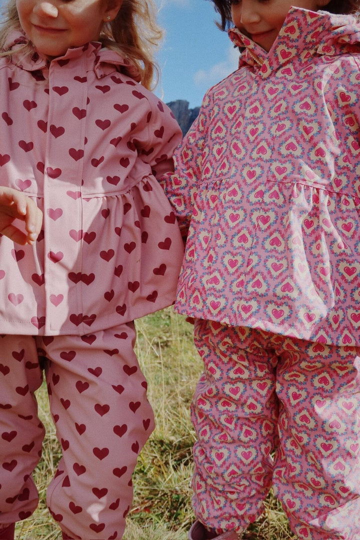 Konges Sløjd - Rainy Palme Set Girl Ks103531 - Amour Pink