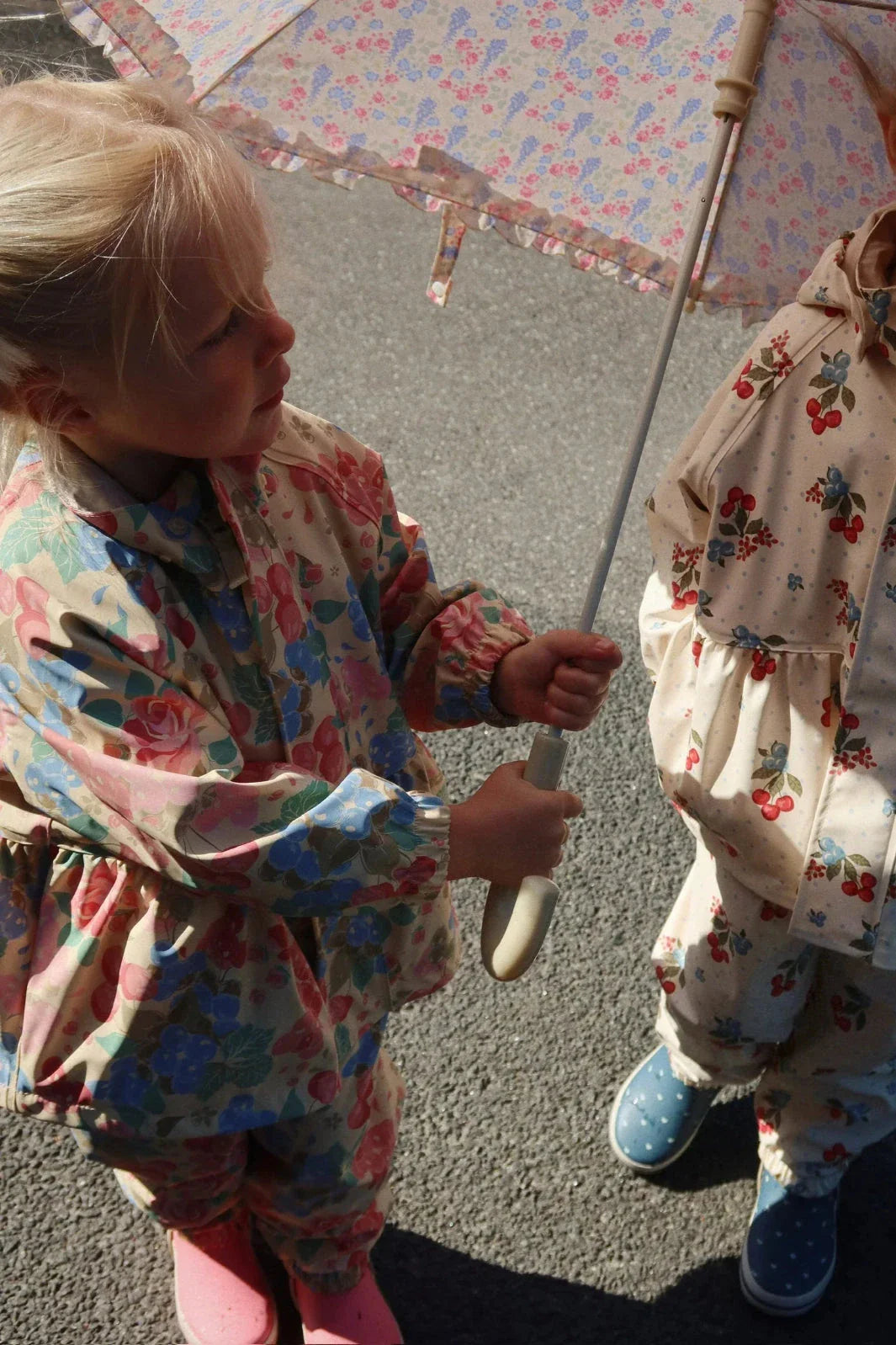 Konges Sløjd - Rainy Palme Set Girl Ks105050 - Bloomiegrape Regntøj 