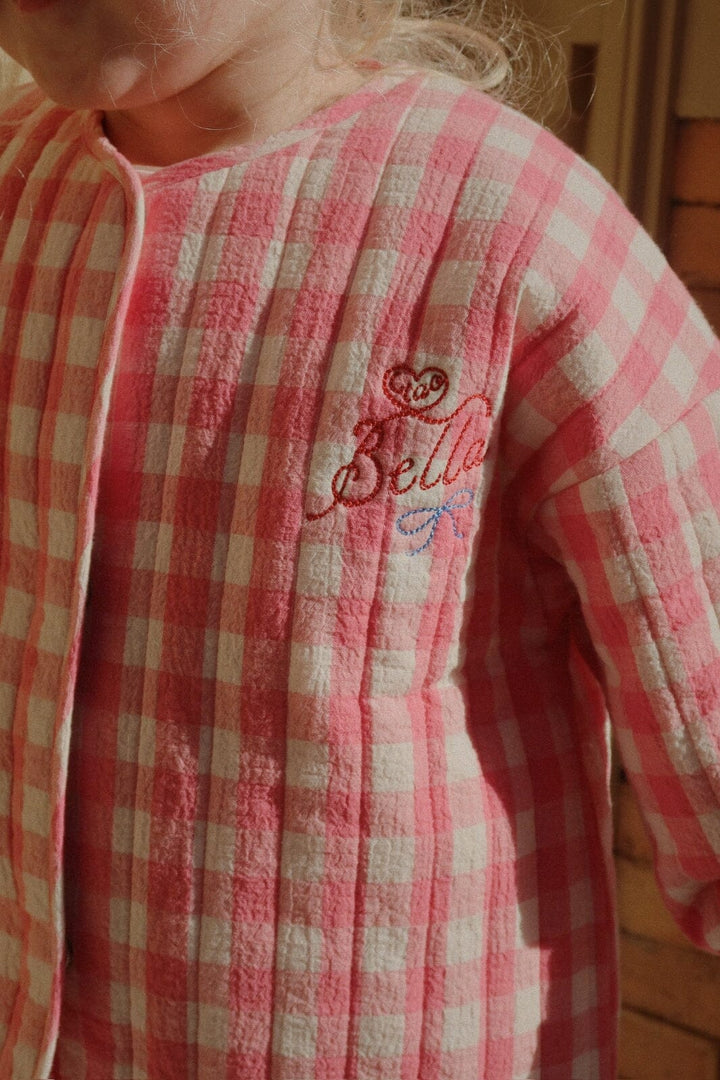 Konges Sløjd - Rhw X Ks Bella Jacket Ks103589 - Peach Blossom Check