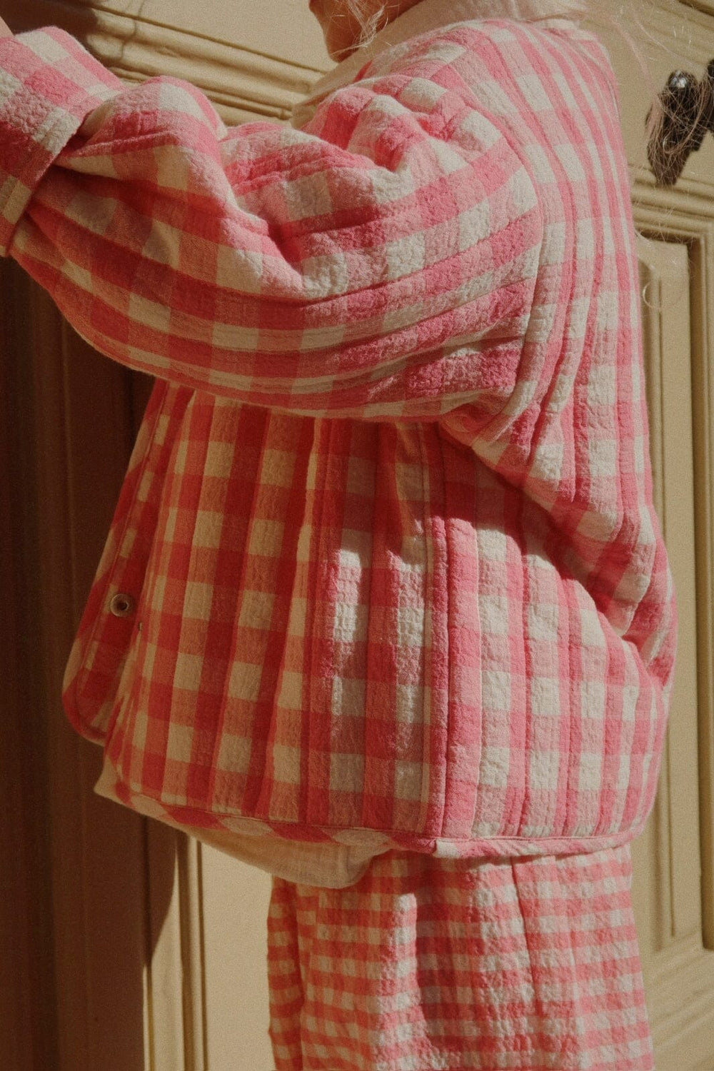 Konges Sløjd - Rhw X Ks Bella Jacket Ks103589 - Peach Blossom Check