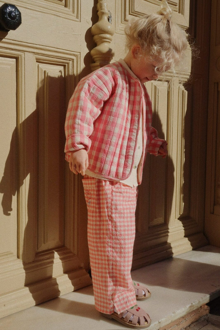 Konges Sløjd - Rhw X Ks Bella Jacket Ks103589 - Peach Blossom Check