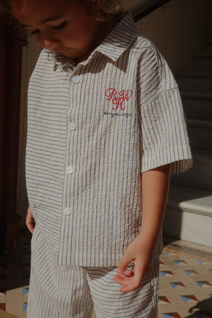 Konges Sløjd - Rhw X Ks Duo Shirt Gots Ks103596 - Stripe Bluie