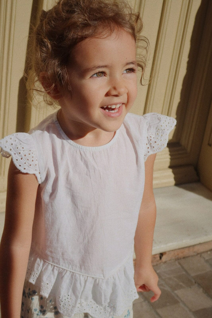 Konges Sløjd - Rhw X Ks Fiori Top Gots Ks103599 - Optic White