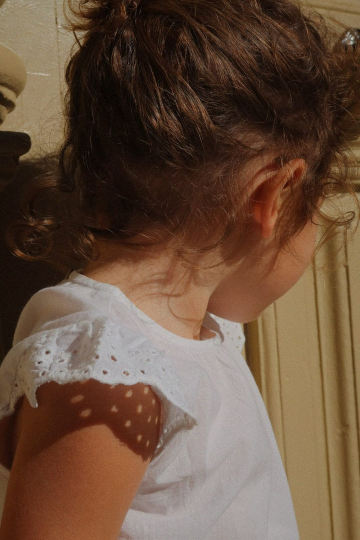 Konges Sløjd - Rhw X Ks Fiori Top Gots Ks103599 - Optic White