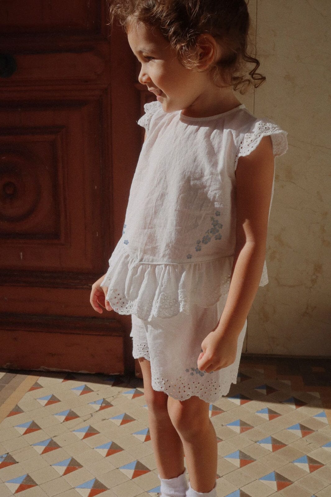 Konges Sløjd - Rhw X Ks Fiori Top Gots Ks103599 - Optic White