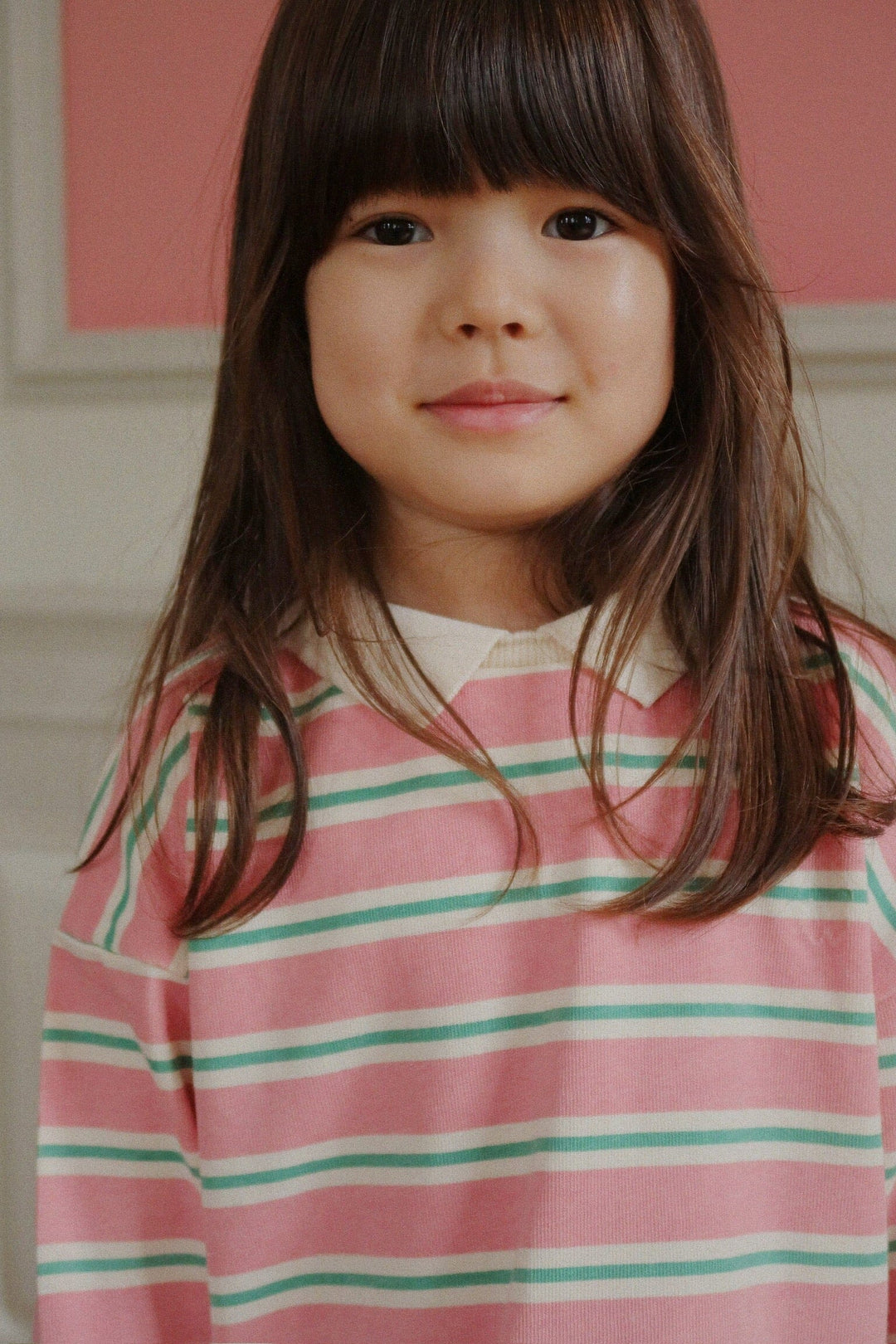 Konges Sløjd - Spotty Ls Polo Gots Ks104433 - Blush Bound Stripe Bluser 