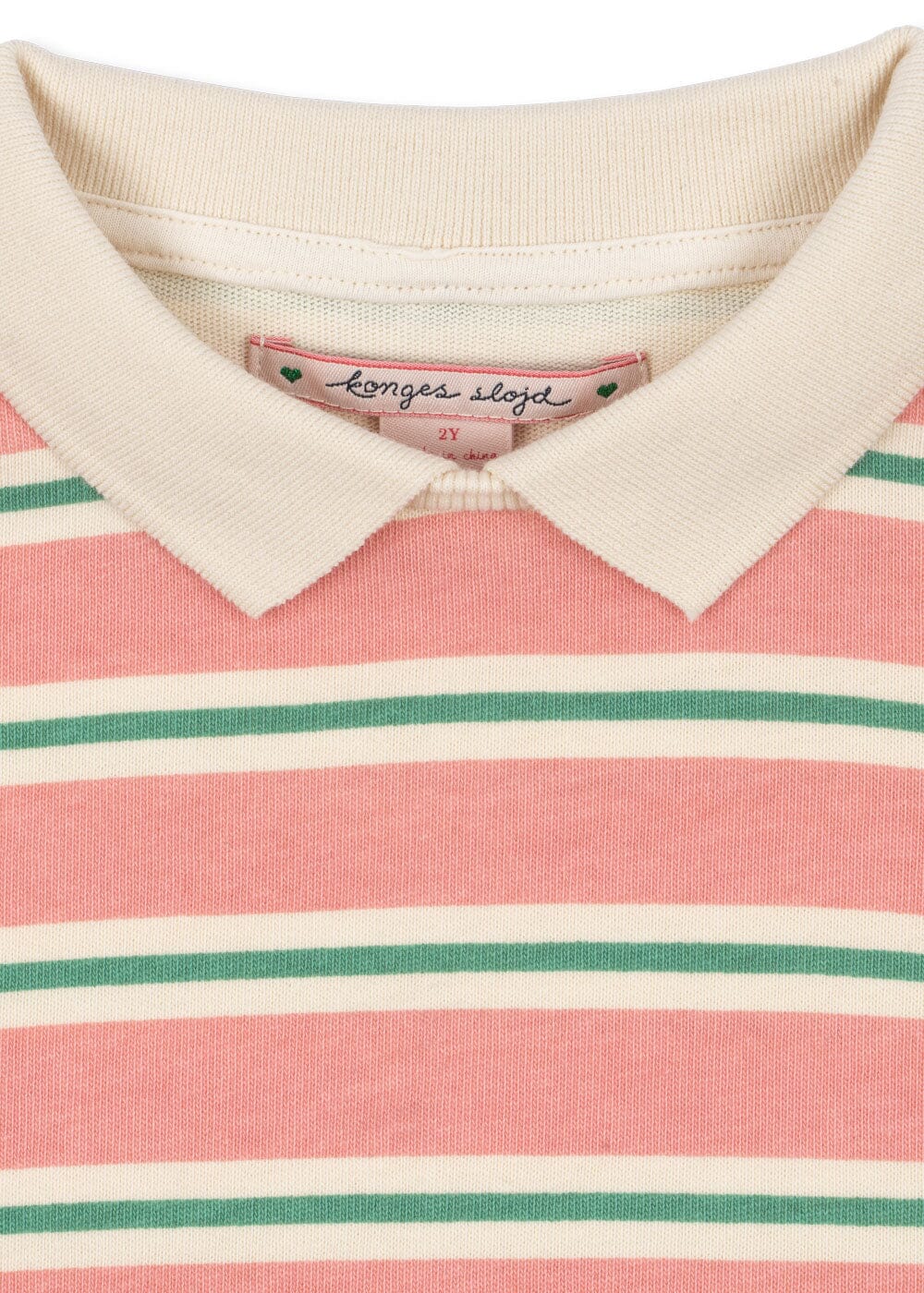 Konges Sløjd - Spotty Ls Polo Gots Ks104433 - Blush Bound Stripe Bluser 