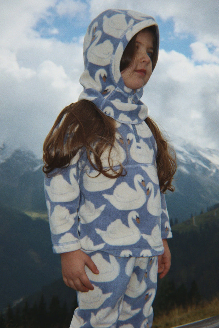 Konges Sløjd - Tavi Fleece Balaclava Grs Ks105772 - Swan Elefanthuer 