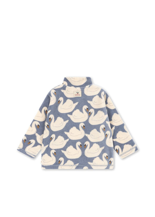 Konges Sløjd - Tavi Fleece Sweatshirt Grs Ks105774 - Swan Fleece jakker 