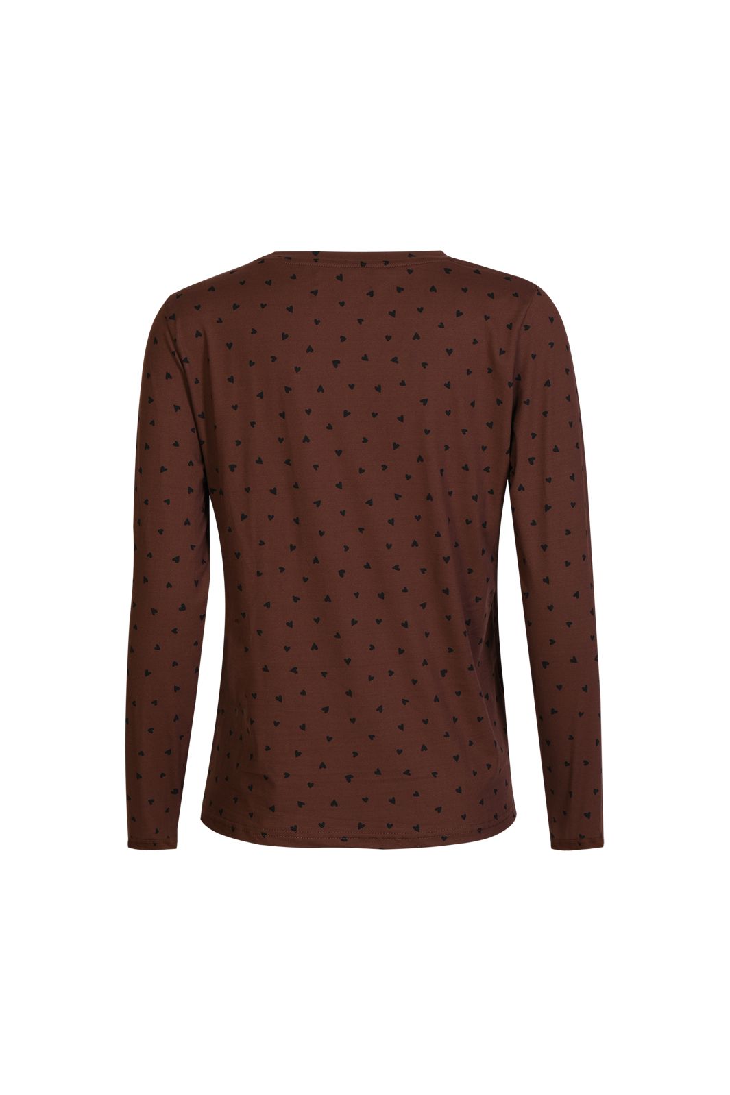 Liberte - Alma-Ls-Twist-Top 22148 - Brown Black Heart
