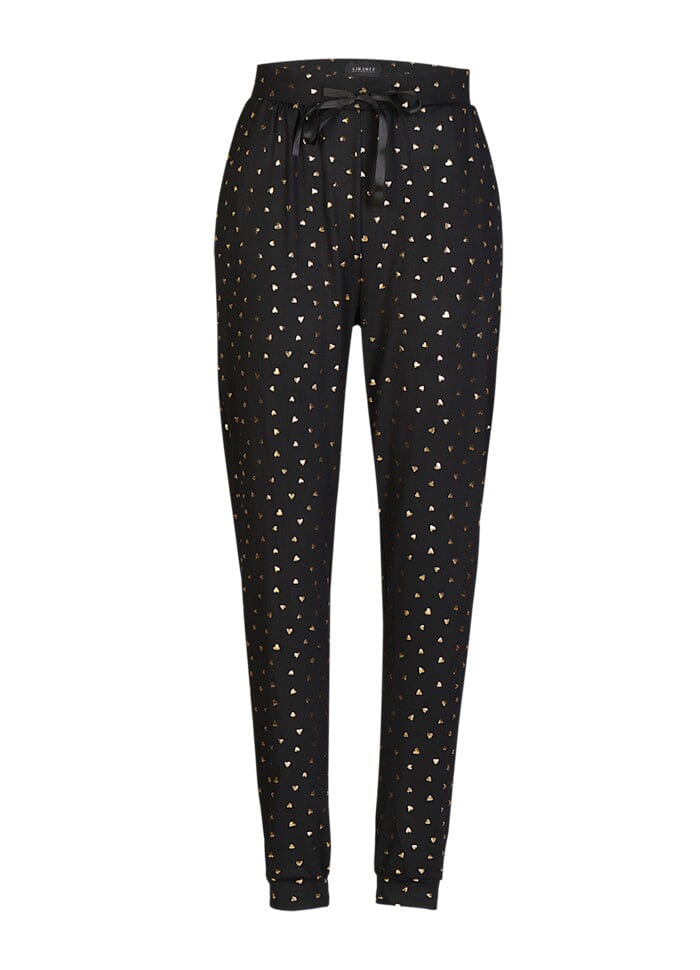 Liberte - Alma-Pants 9500 - Black Gold Heart Bukser 
