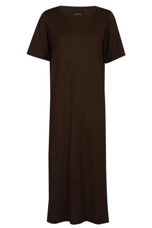 Liberte - Alma-Tshirt-Dress 9562 - Coffee Bean Kjoler 