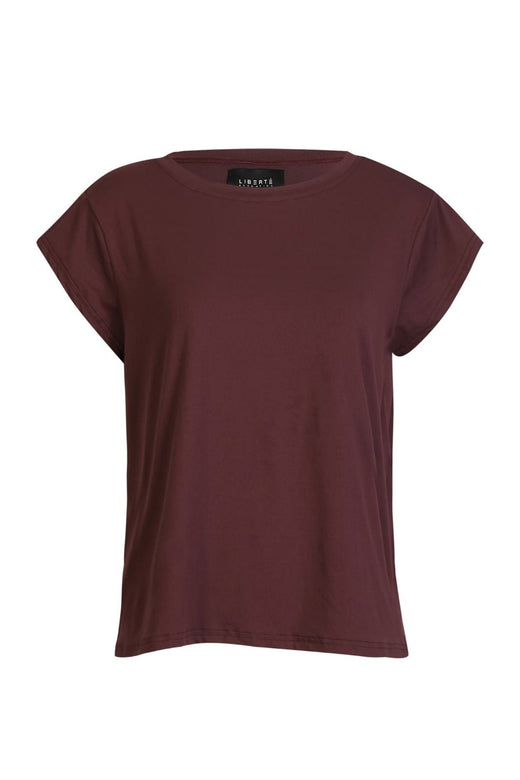 Liberte - Alma-U-Tshirt 9581 - Bordeaux T-shirts 