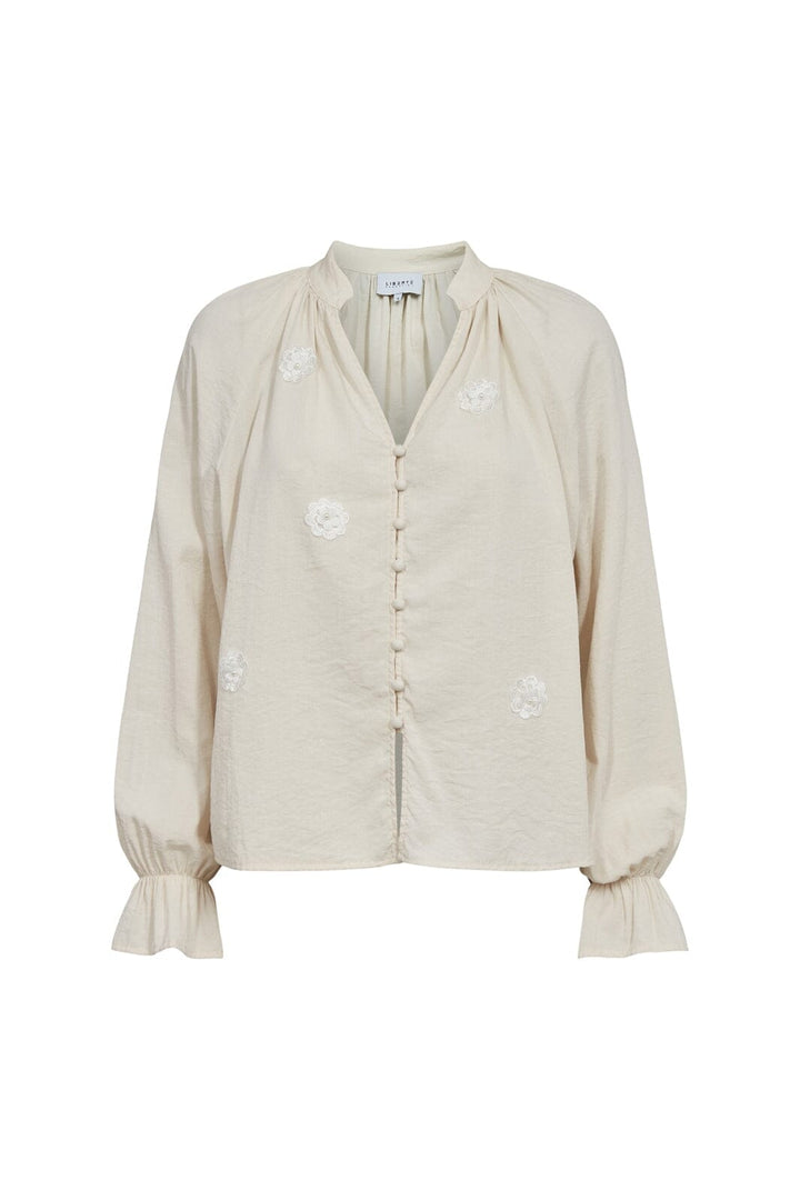 Liberte - Fine Ls Blouse 22364 - Creme