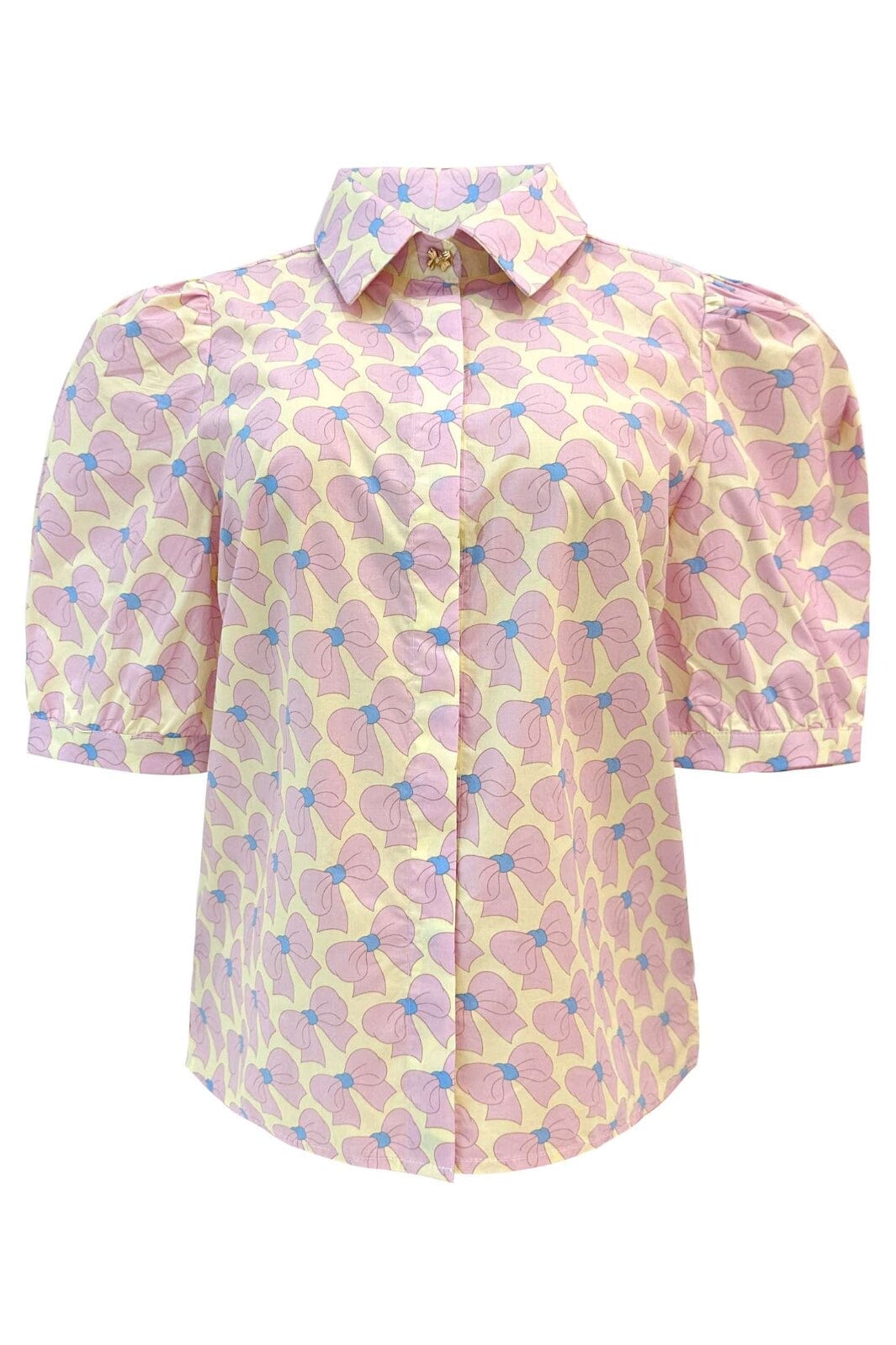 Liberte - Flora-Ss-Blouse 22181 - Cute Bow Rose