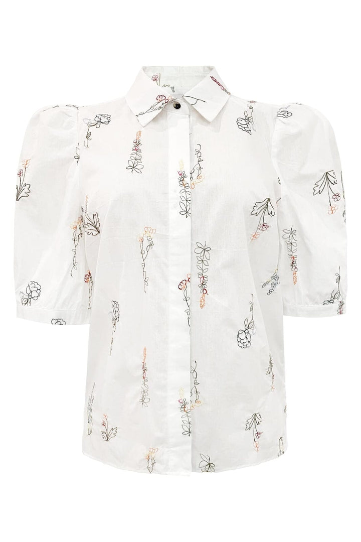 Liberte - Flora-Ss-Blouse 22181 - Ivory Floral