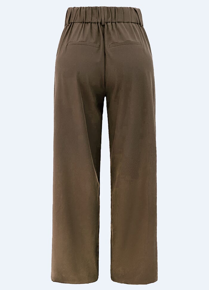 Liberte - Freddy Wide Pants 22366 - Nougat Brown Bukser 