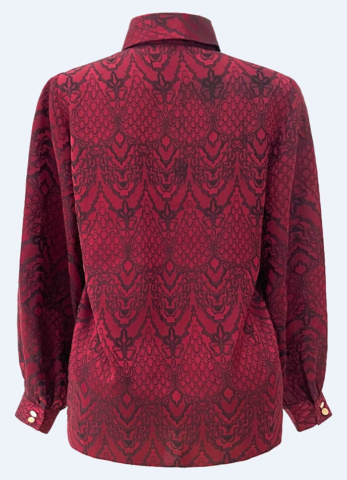 Liberte - Lala Ls Shirt 21529 - Bordeaux Skjorter 