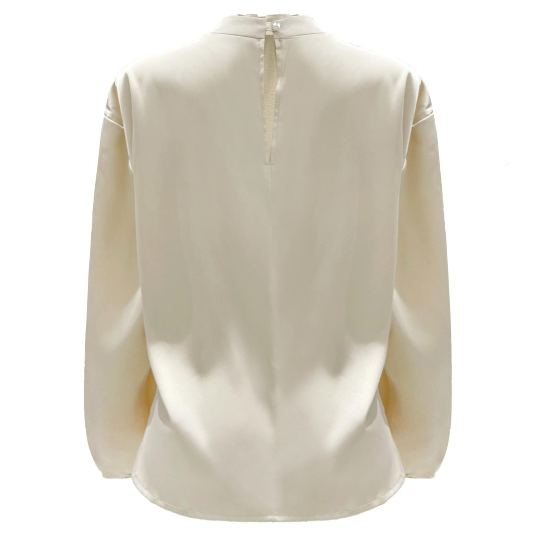 Liberte - Pip-Ls-Pearl-Blouse 22313 - Champagne Bluser 