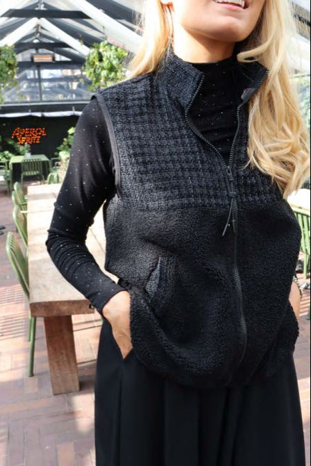 Liberte - Teddy Coco Vest 22274 - Black Veste 