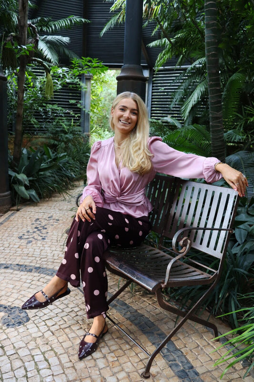 Liberte - Tiki Ls Twist Blouse 22120 - Rose