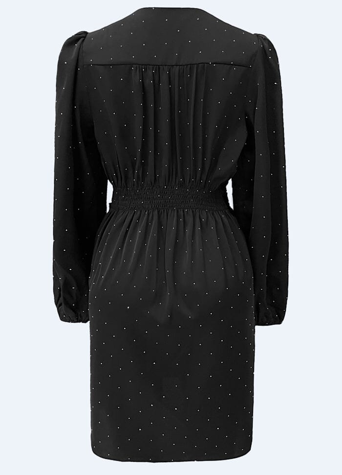 Liberte - Tiki Ls Twist Dress 22264 - Black Diamond Kjoler 