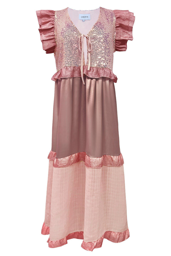 Liberte x Molly&My - Nor-Frill-Dress 22236 - Rosa Cloud Kjoler 