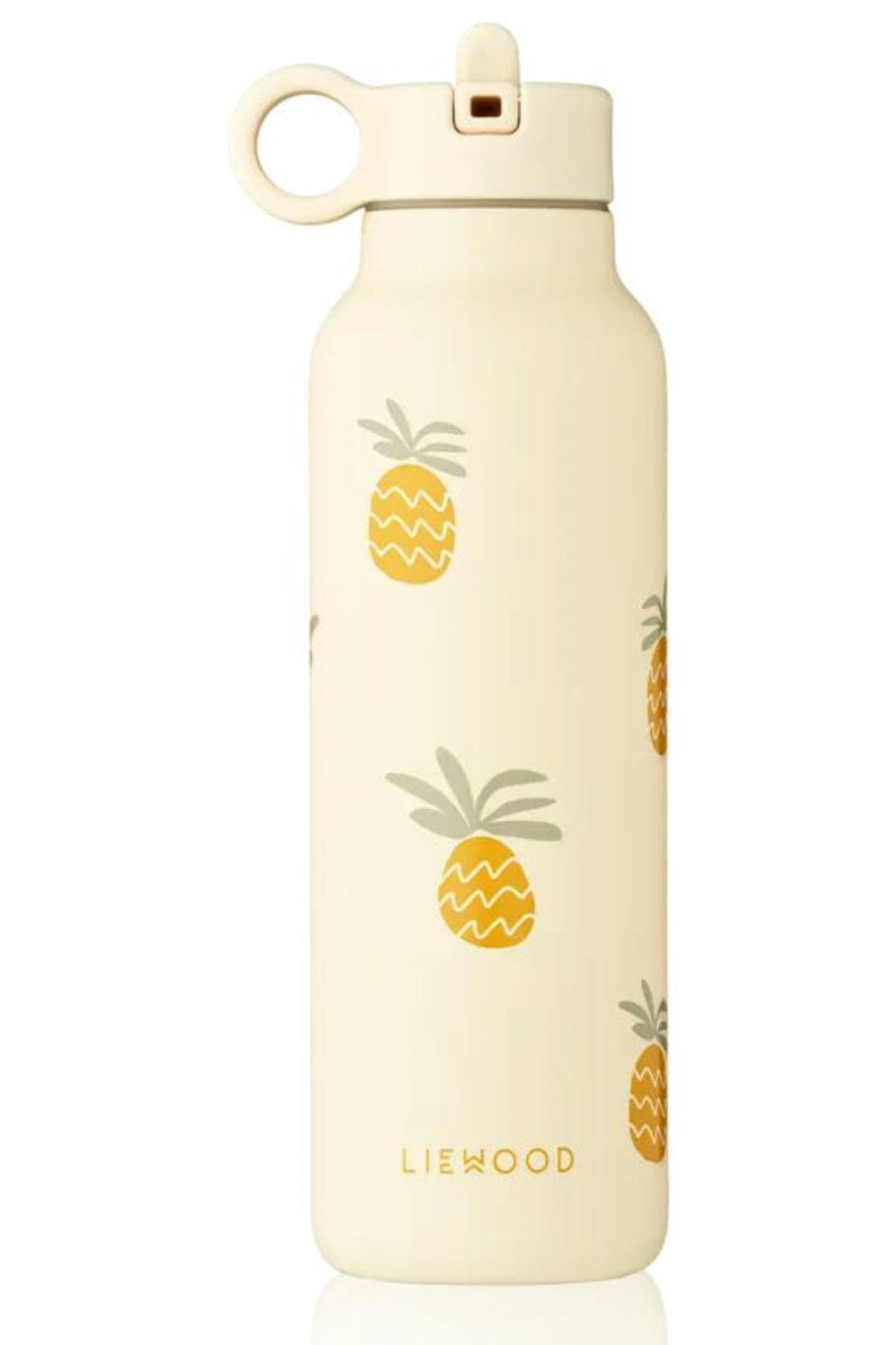 Liewood - Falk Water Bottle 500 Ml - Pineapples / Cloud Cream Drikkedunke 