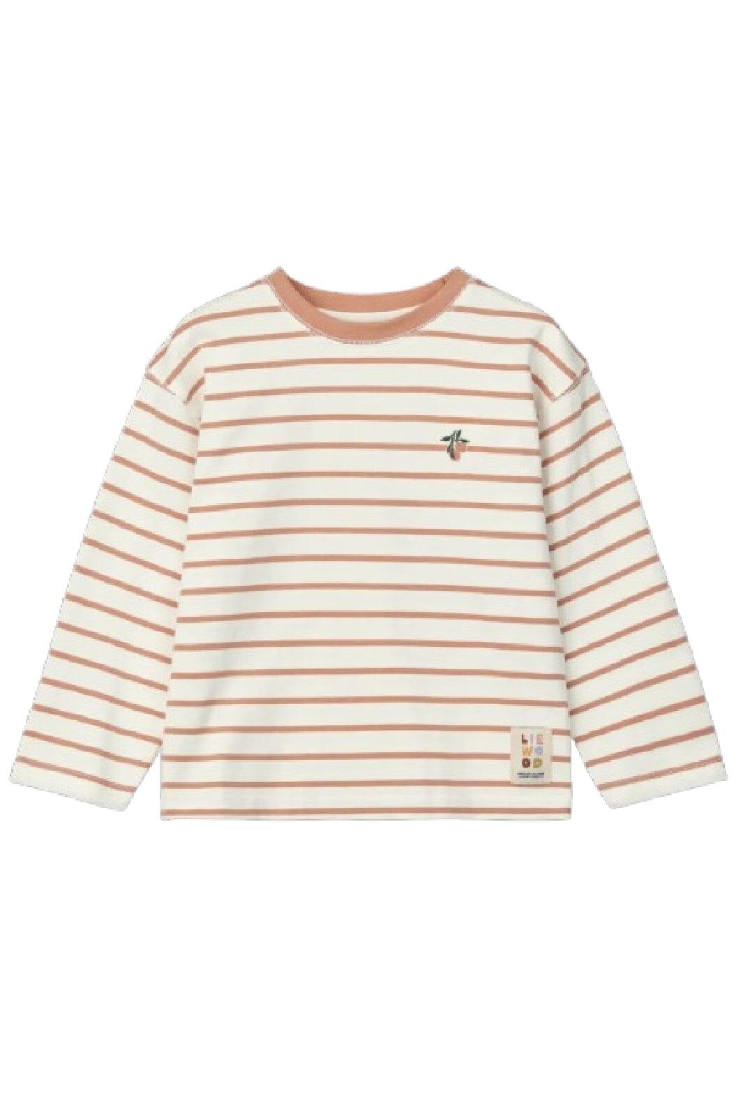 Liewood - Tyler Stripe Longsleeve T-shirt - Y/D stripe Tuscany rose / Creme de la creme Bluser 