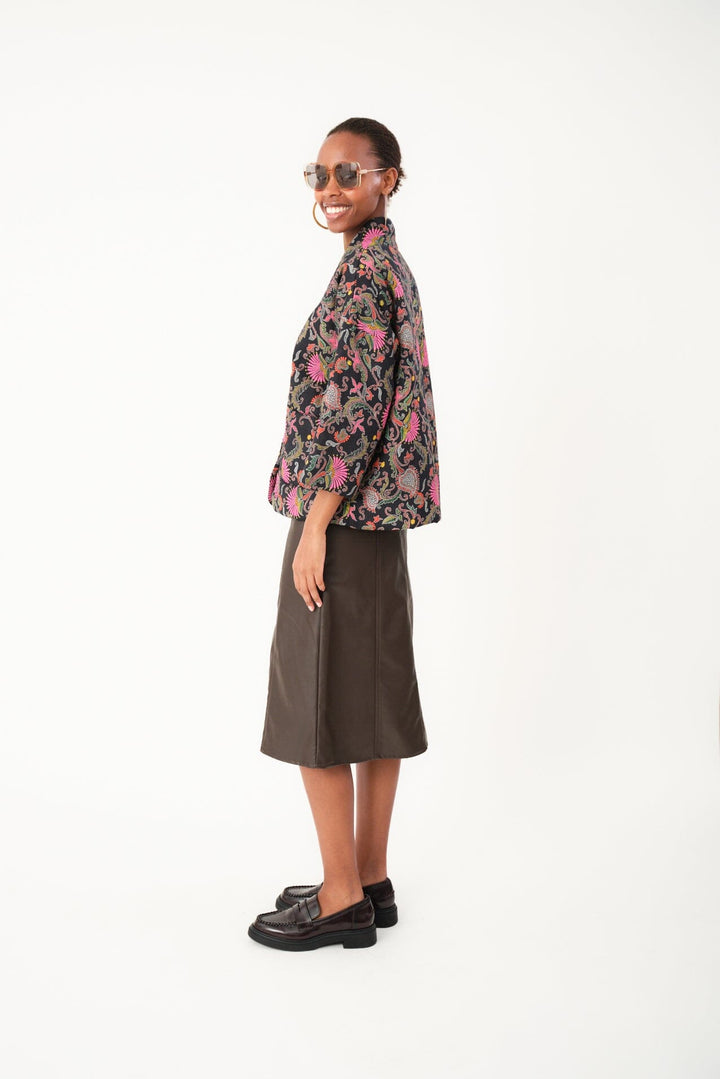 Lollys Laundry - Barbrall Jacket Ls25401-6000 - 74 Flower Print Jakker 