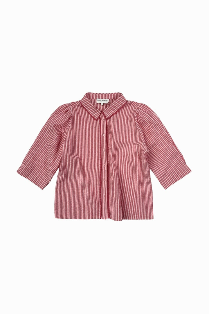 Lollys Laundry - Bonoll Shirt Ss 26271-1029 - 30 - Red