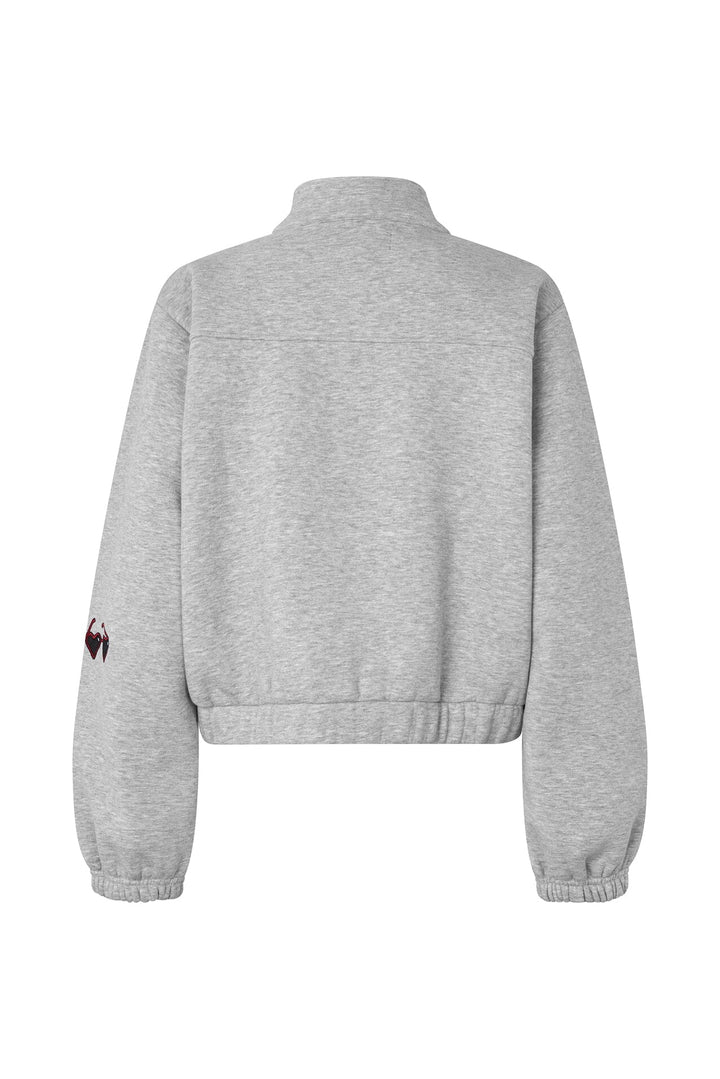 Lollys Laundry - Brooklynnll Short Jacket Ls EX00004-6001 - 11 Grey Melange Jakker 