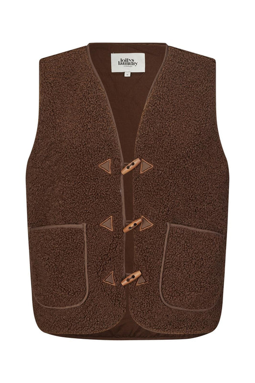 Lollys Laundry - Hugoll Vest Sl90019-1014 - 87 Dark Mokka