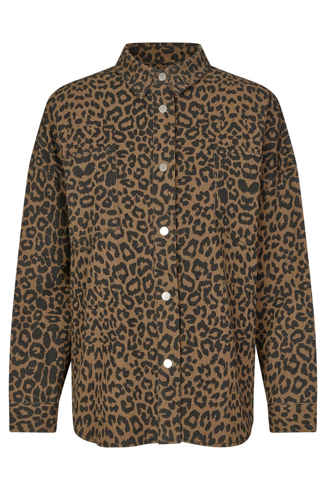 Lollys Laundry - Veidall Shirt Ls25461-1043 - 72 Leopard Print Bluser 