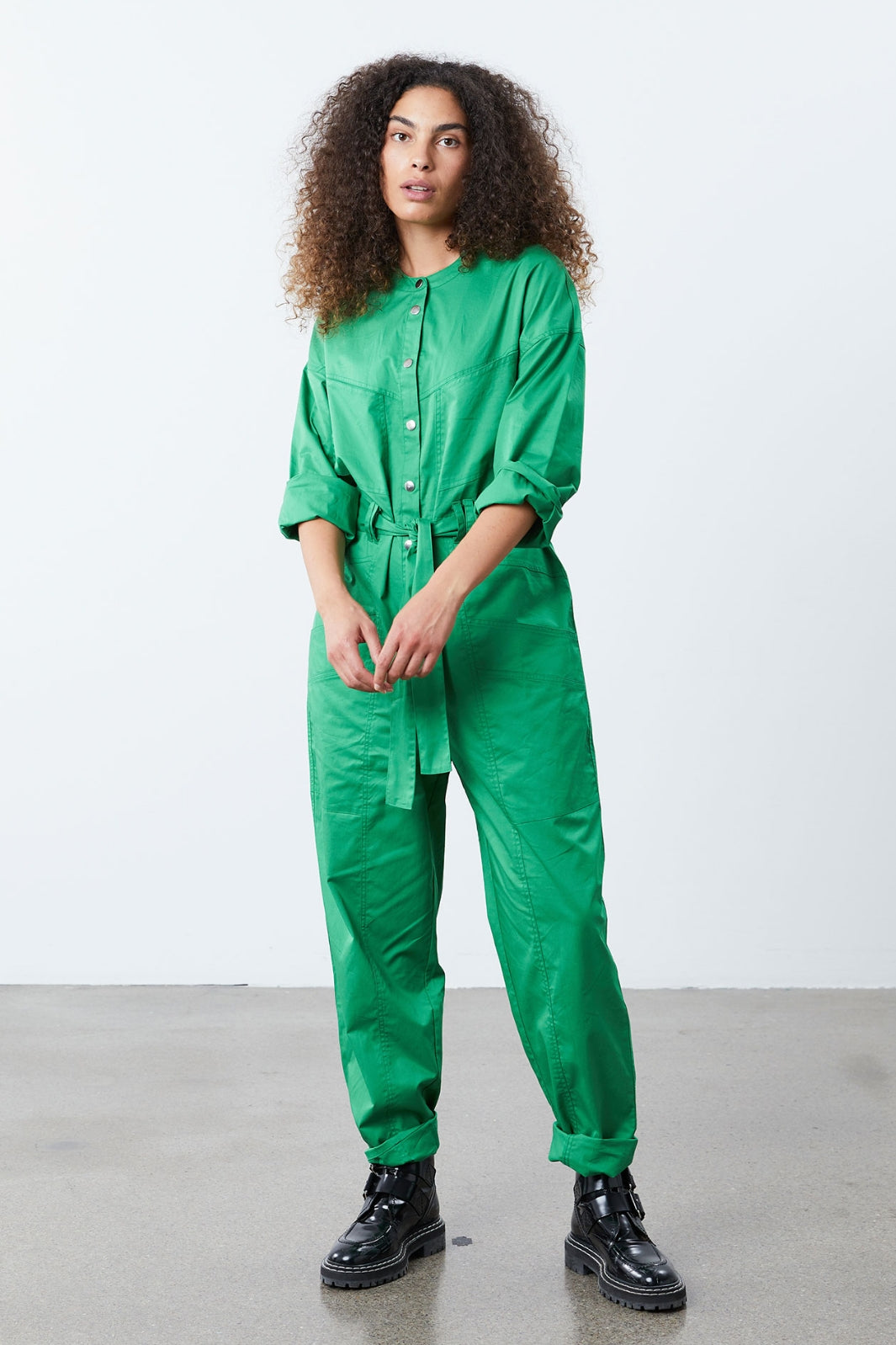 Lollys Laundry - Yuko Jumpsuit - Green Jumpsuits 