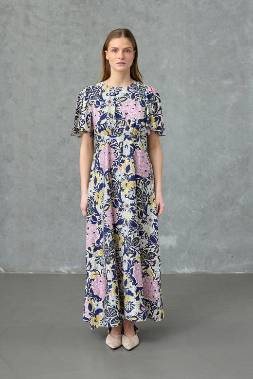 Love & Divine - Love1000-16 19915 - 800 - Navy Paisley Kjoler 