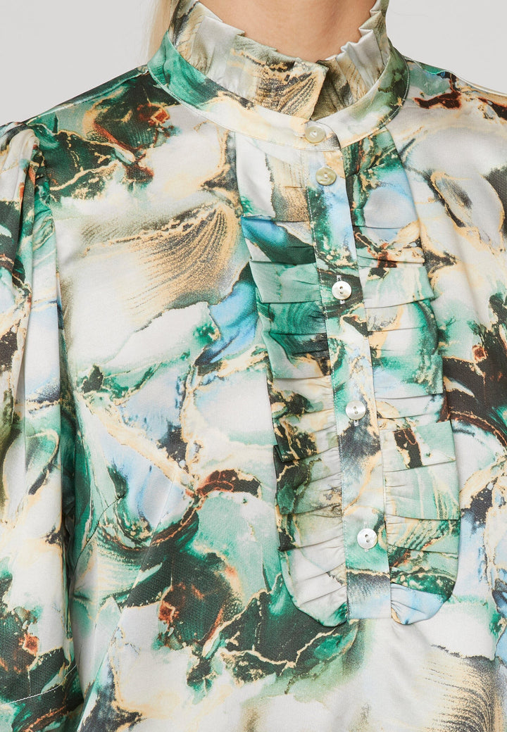 Love & Divine - Love1002-4 - 800 Green Marble Bluser 