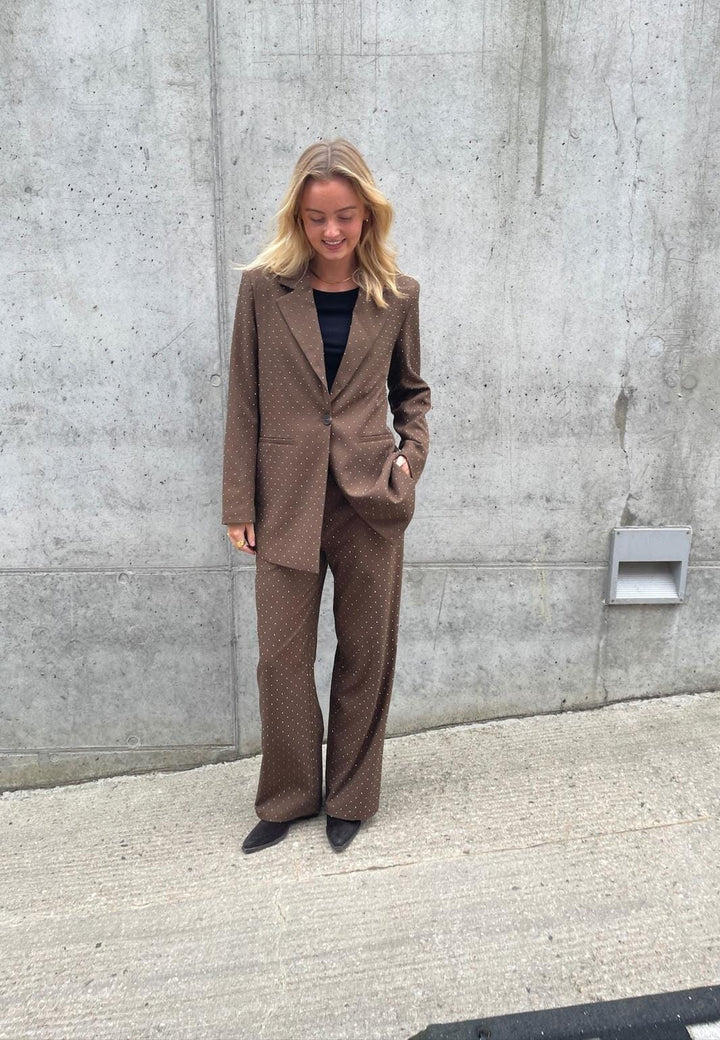 Love & Divine - Love1021-6 19510 - 201 - Brown Rhinestone Blazere 