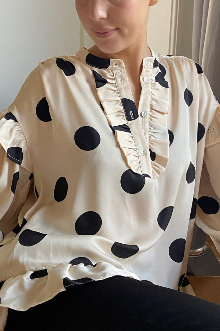 Love & Divine - Love1034-4 - 116 Cream Dot Bluser 