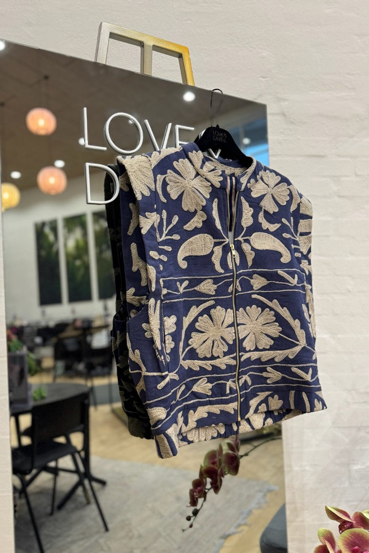 Love & Divine - Love1252-1 18198 - 803 - Blue/Sand Jakker 