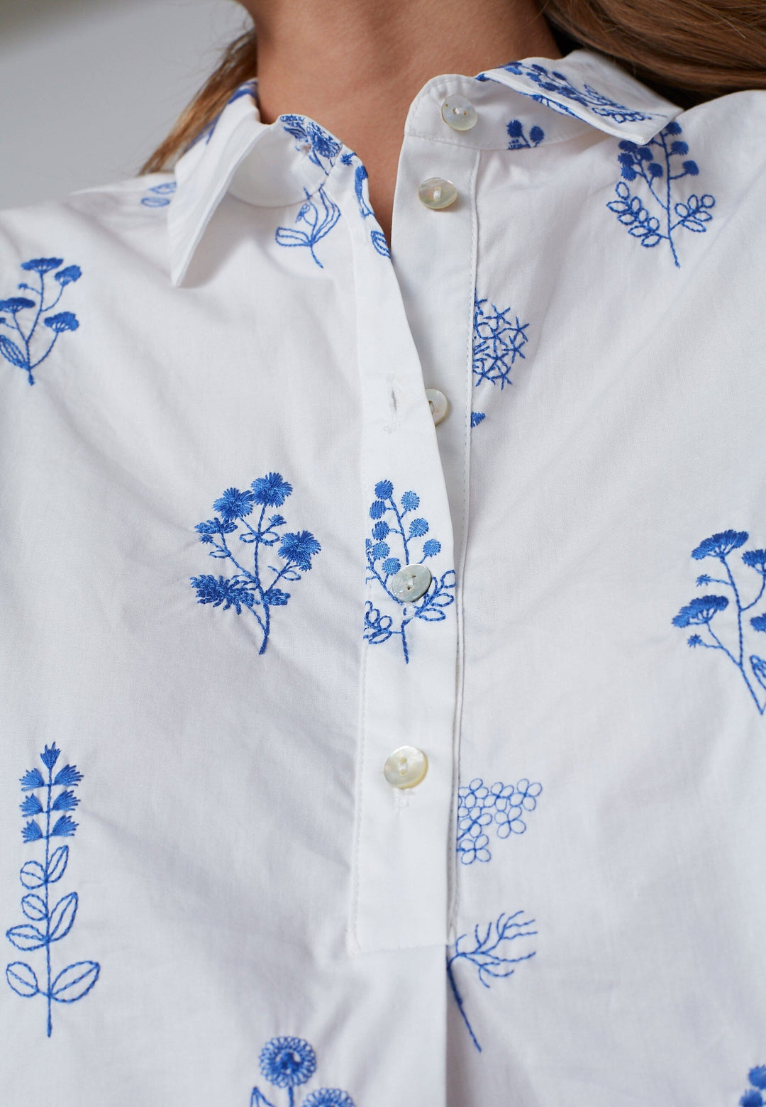 Love & Divine - Love1351 18847 - 804 - White/Blue Skjorter 