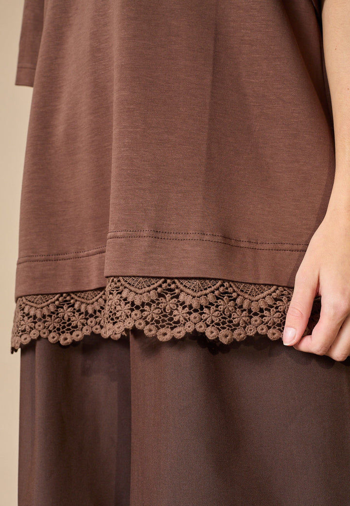 Love & Divine - Love1462 19468 - 200 - Brown Lace T-shirts 