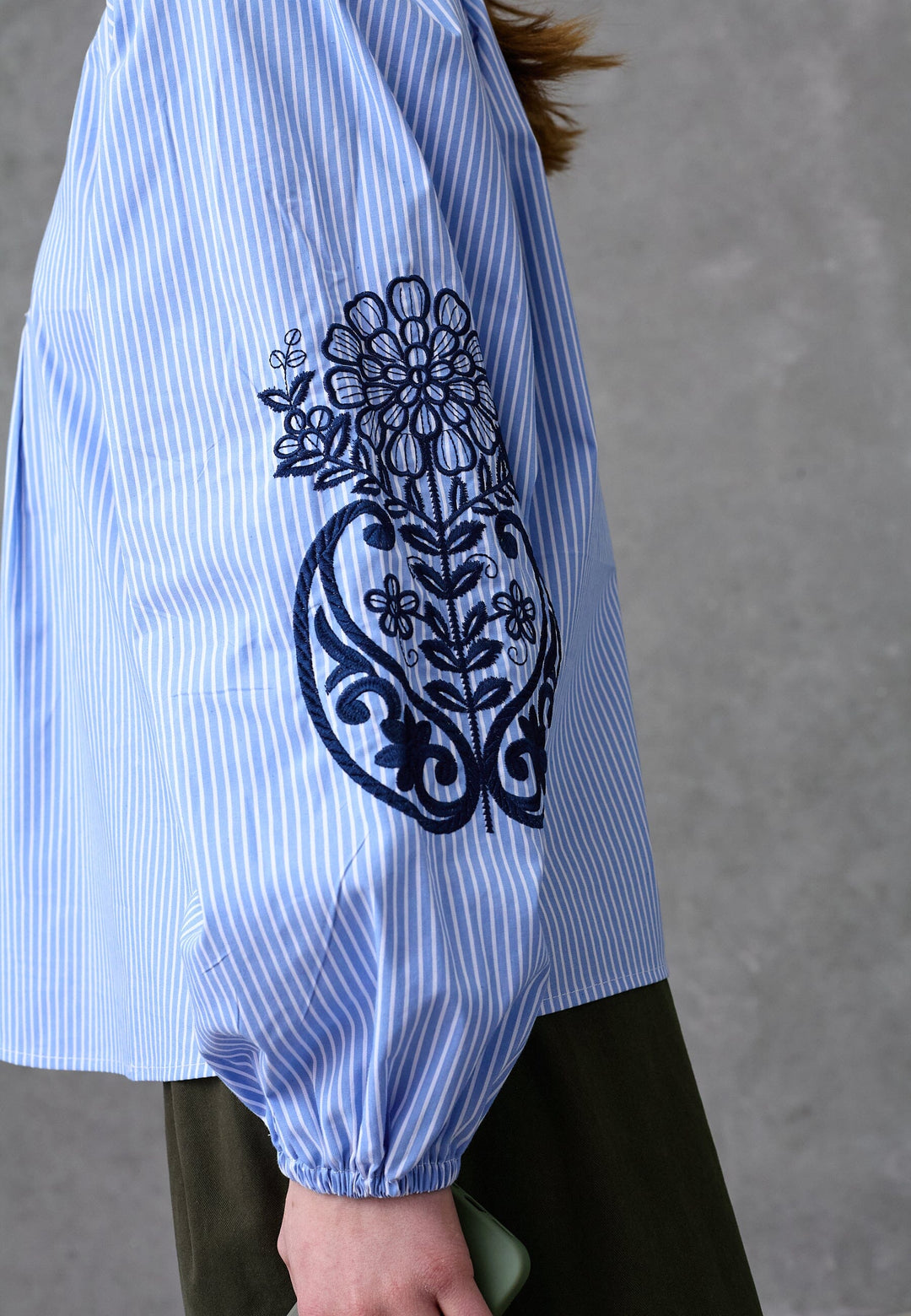 Love & Divine - Love1529 19804 - 832 - Blue Stripe Bluser 