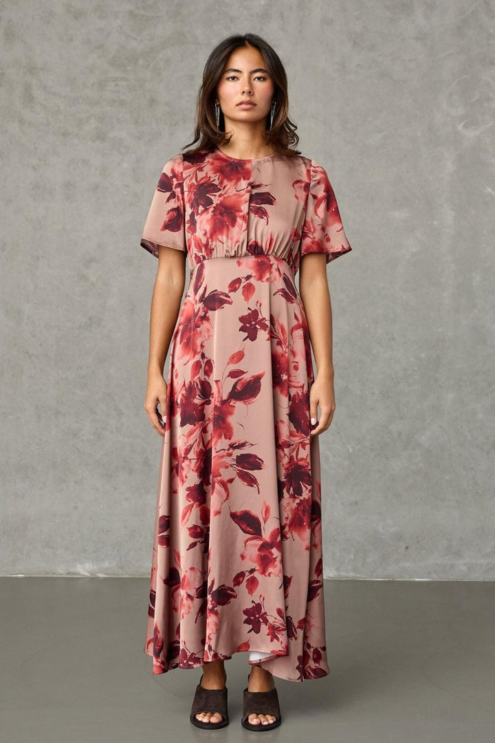 Love & Divine - Love1561-3 20354 - 813 - Red Flower Kjoler 