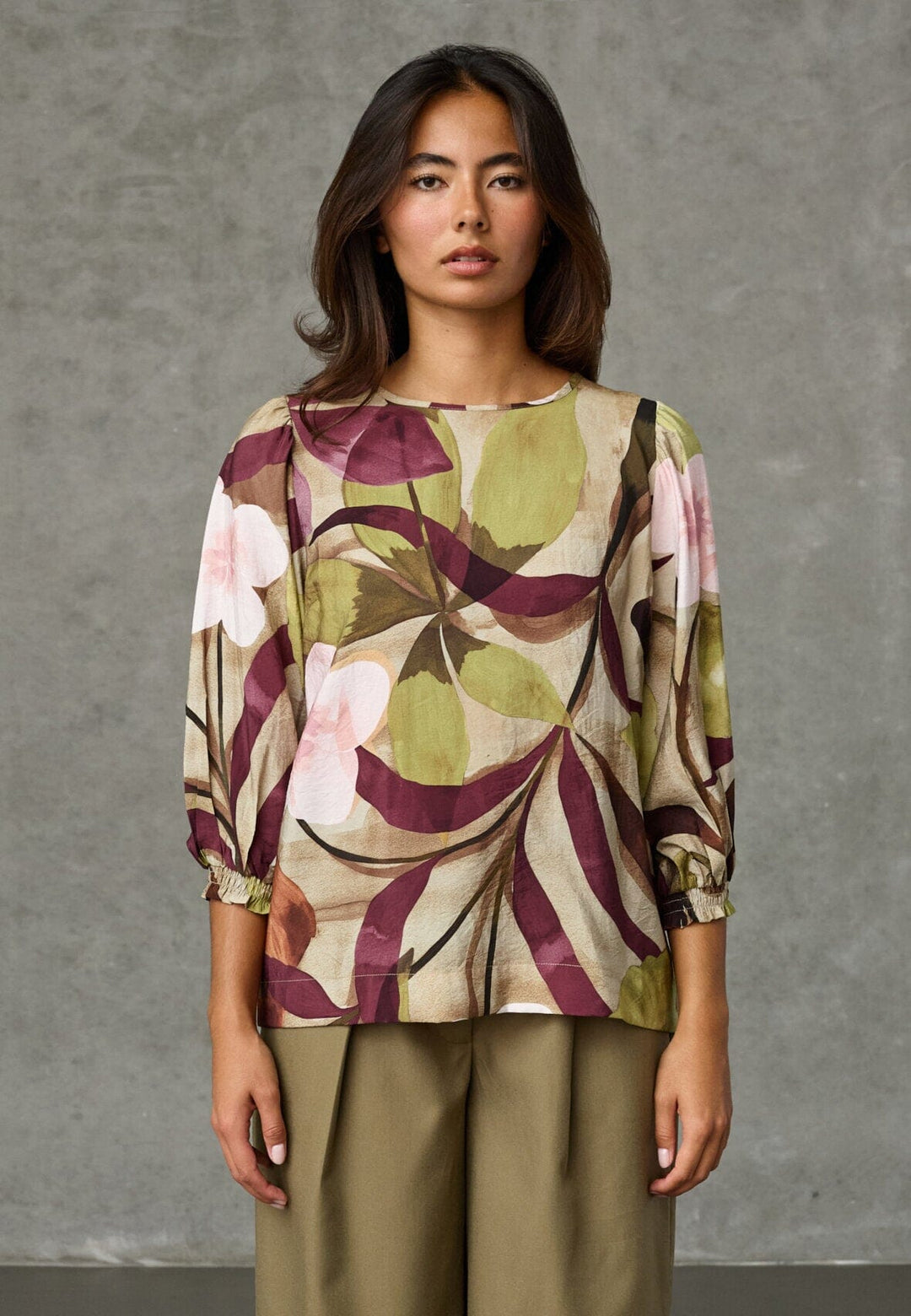 Love & Divine - Love1568 19952 - 814 - Autumn Flower Bluser 