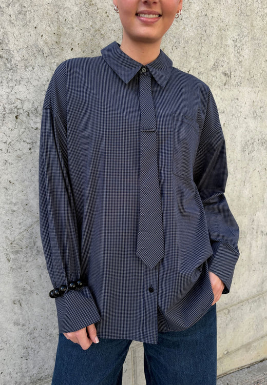 Love & Divine - Love1645-1 20540 - 841 - Navy Check Skjorter 