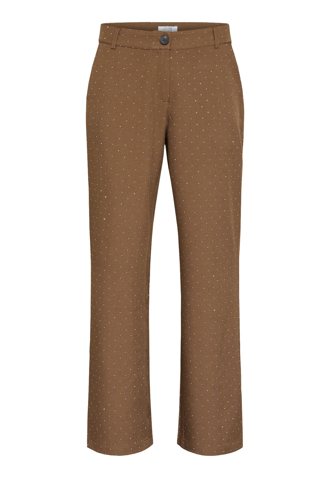 Love & Divine - Love857-7 19511 - 201 - Brown Rhinestone Bukser 