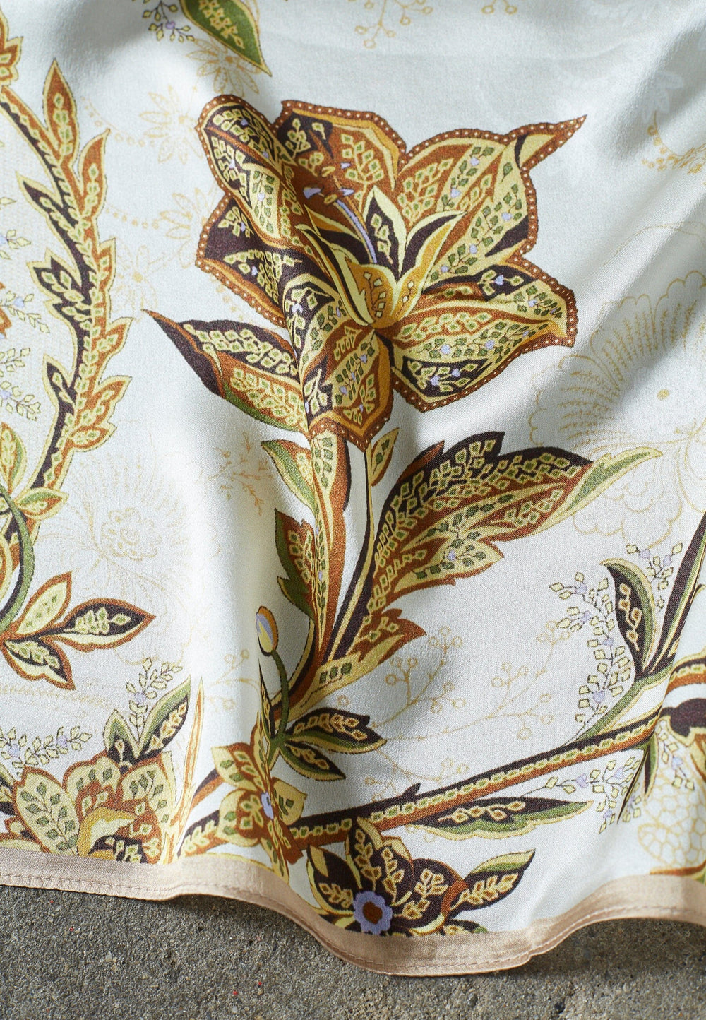 Love & Divine - Scarf-500 19412 - 803 - Saffron Comb. Tørklæder 